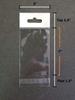 500 Pcs 5x7 Hang TOP Clear Resealable Cello Cellophane Bags w/Hanging Header view 2