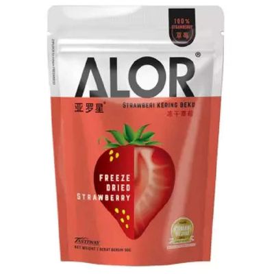 ALOR Freeze Dried Durian 50g (Strawberry, 3 Packs)