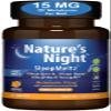 Zero Brands Nature's Night Triple Strength Quick Dissolve Melatonin 15mg with Supportive Blend | Natural Orange Flavor | 90 Count | Sugar Free, Vegan, Non-GMO, Drug Free view 1