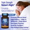 Zero Brands Nature's Night Triple Strength Quick Dissolve Melatonin 15mg with Supportive Blend | Natural Orange Flavor | 90 Count | Sugar Free, Vegan, Non-GMO, Drug Free view 2