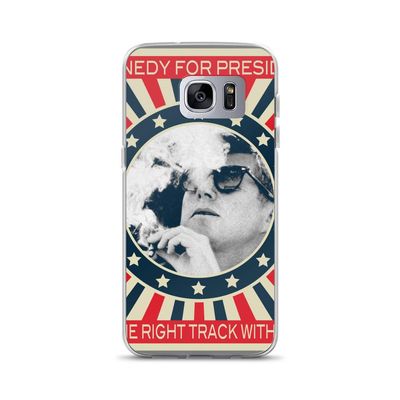 Cigar Smoker Cigar Lover JFK Gifts Black and White Photo Samsung Case