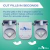 Pill Cutter Splitter with Pill Box by Pill Mill - Blade That Will Never Dull - Grip Handle Cuts Small or Large Pills with Ease - Light and Durable Tablet Divider - Perfect Medicine Slicer for Travel view 3