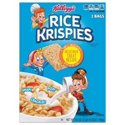 Kellogg's Rice Krispies Breakfast Cereal, 42 oz.