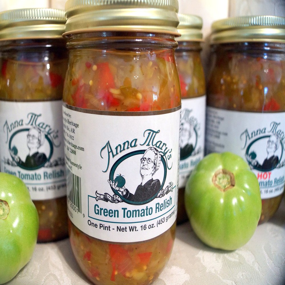 Anna Mary's Green Tomato Relish (case 12 Jars)