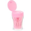200pcs Double-Head Toothpicks Soft Plastic Oral Care Interdental Floss Cleaners Braces Brush,toothpicks(Pink) view 2