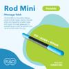 RAD Rod Mini  16in Compact Deep Tissue Massage Roller Stick  Travel-Ready Myofascial Release Tool for Legs, Back, Neck, Arms & Shoulders  Muscle Roller for Mobility & Recovery view 2
