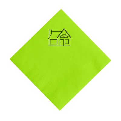 100 2-Ply Cocktail Personalized Napkins with House Logo