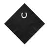 100 2-Ply Cocktail Personalized Napkins with Horseshoe Logo view 1