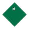 100 2-Ply Cocktail Personalized Napkins with Leaf Logo view 1