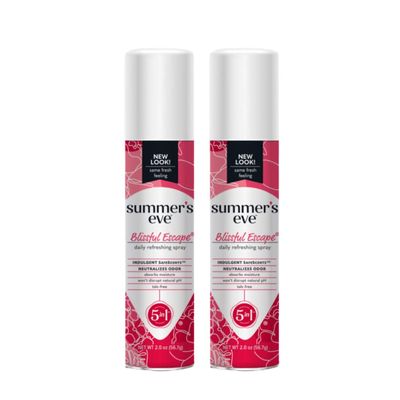 Summer's Eve Feminine Deodorant Freshening Spray, Blissful Escape 2 Ounce (Pack of 2)