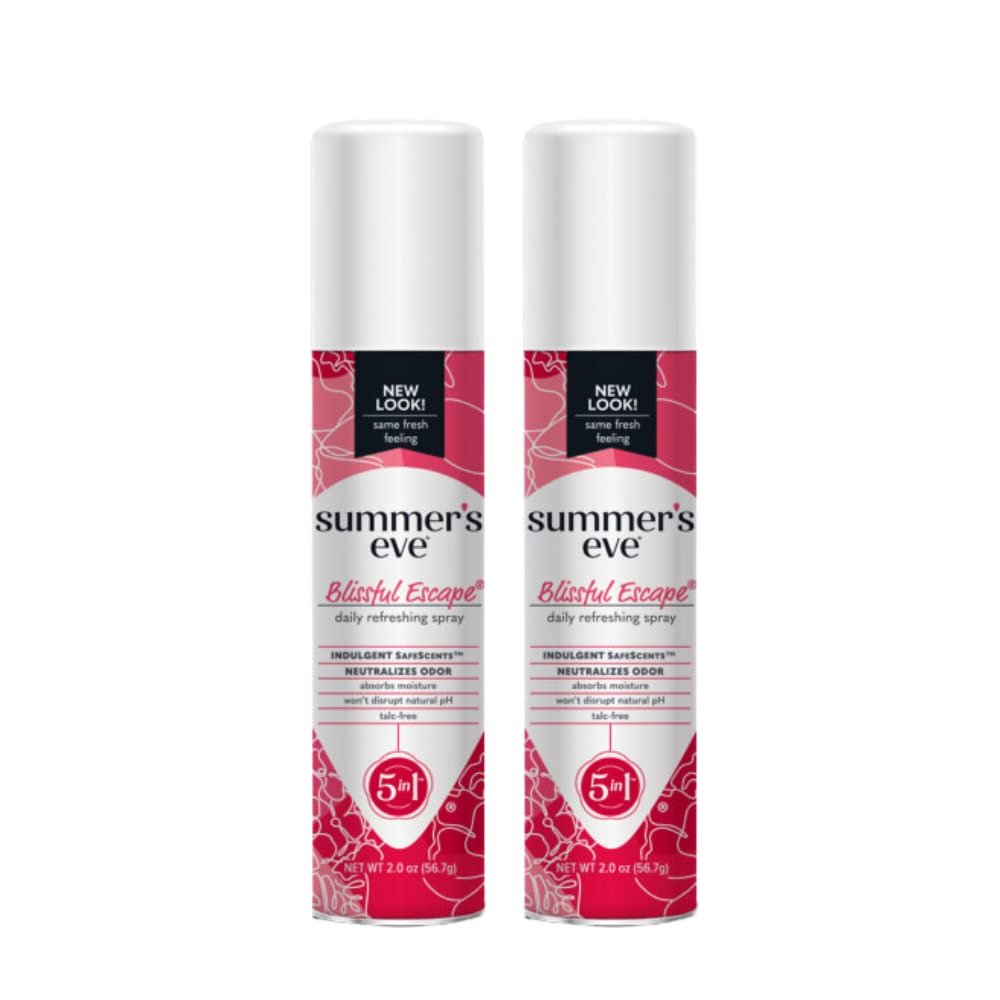 Summer's Eve Feminine Deodorant Freshening Spray, Blissful Escape 2 Ounce (Pack of 2)