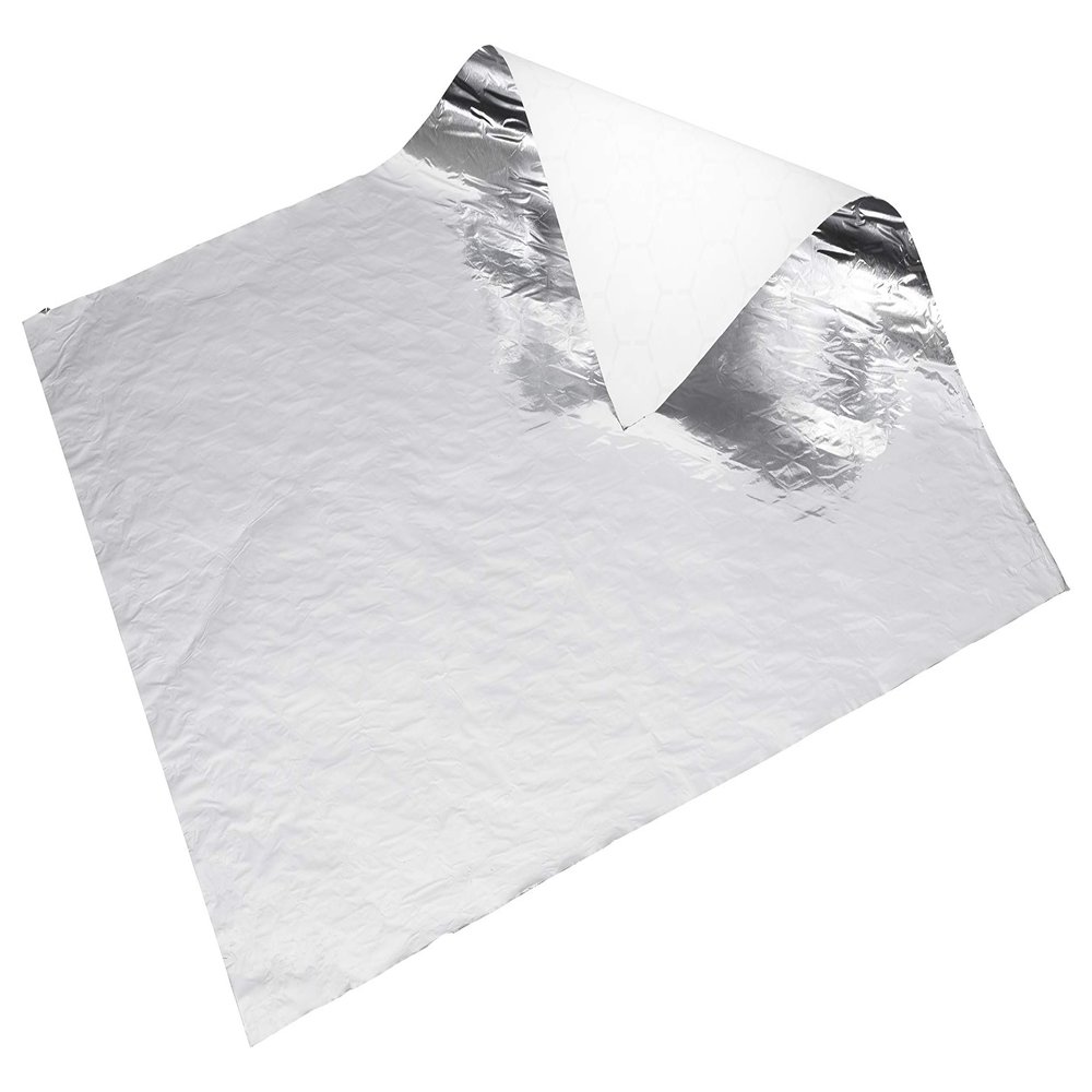 [5000 PACK]Insulated Foil Sandwich Wrap 16 x 14 Inches  Plain Silver Aluminum Honeycomb Wrap Sheets for Sandwiches, Burgers, and To-Go Meals