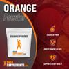 BulkSupplements.com Orange Powder - Sugar Free Electrolyte Powder - Water Flavoring Sugar Free - Orange Powder (5 Kilograms - 11 lbs) view 3