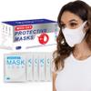 Medi-sky 3D Disposable Mask for Adults, Elastic Cloth Ear Straps Breathable Face Mask Individual Package 50pcs White view 1