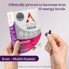 Active Iron Supplement 25mg + Multivitamin for Women  Clinically Proven to Increase Energy & Reduce Tiredness  Gentle, Non-Constipating Iron + Womens Multivitamin  30 Capsules + 30 Tablets view 2