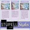 Stupell Industries Hunker Text Spring Floral Bouquet Blue White, Designed by Lettered and Lined Wall Art, 36 x 48, Canvas view 4