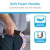 Nova Joy Designer Offset Walking Cane for Seniors - Unisex Adjustable Lightweight Aid with Foam Handle, Wrist Strap and Anti-Rattle Lock - Essential Mobility Support - Butterfly Symphony view 3