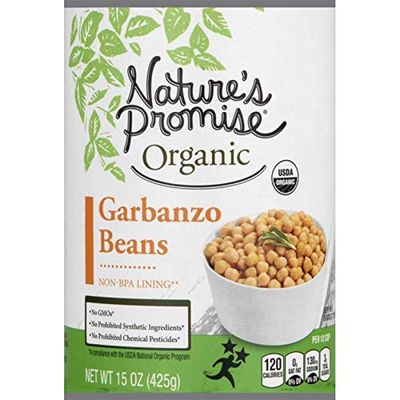 4 cans of Nature's Promise ORGANIC Garbanzo Beans (Chickpeas)