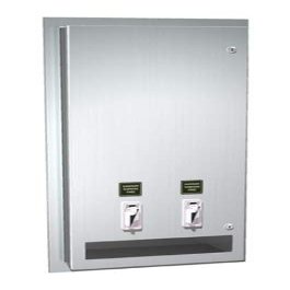 ASI 0464-50 Napkin/Tampon Vendor - 50 operation - Recessed