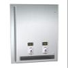 ASI 0464-50 Napkin/Tampon Vendor - 50 operation - Recessed view 1