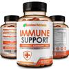 10 in 1 Immune Support Supplement (No Fillers) | Vitamin C, Zinc, Elderberry, Echinacea, Turmeric, Probiotics |Immunity Booster for Multi-System Immune Defense, Respiratory & Gut health |60 Day Supply view 1