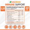 10 in 1 Immune Support Supplement (No Fillers) | Vitamin C, Zinc, Elderberry, Echinacea, Turmeric, Probiotics |Immunity Booster for Multi-System Immune Defense, Respiratory & Gut health |60 Day Supply view 2