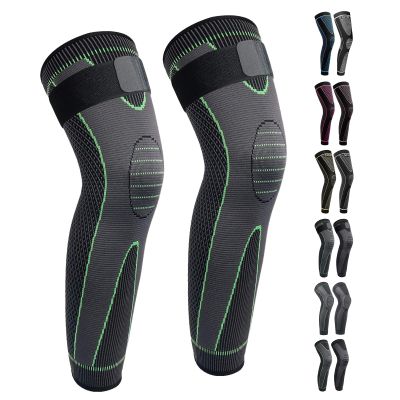 Full Leg Compression Sleeves - Protect Knee, Reduce Varicose Veins & Swelling for Men & Women - Basketball, Cycling, Football, Arthritis