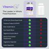 VitaminIQ Whole Food Multivitamin for Men (120 Vegetarian Capsules)  Mens Daily Multivitamin with Calcium, Magnesium, Selenium, and Essential Vitamins A, B6, C, D3, E, and More view 3