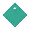 100 2-Ply Cocktail Personalized Napkins with Palm Tree Logo view 1
