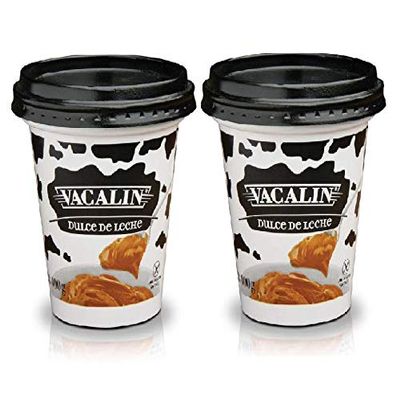 VACALIN Dulce de Leche Original 2 PACK 400 gr. c/u | Milk Caramel Spread 2 PACK 14.10 oz. each.