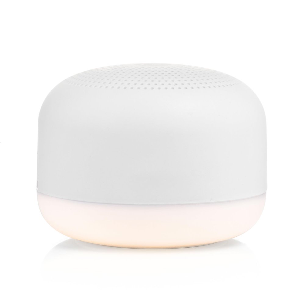 Yogasleep Travel Mini Portable White Noise Sound Machine, 6 Soothing Sounds, Volume Control, Dimmable Night Light, Sleep Therapy for Adults & Baby, USB Rechargeable, Lanyard Included
