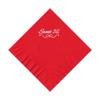 100 2-Ply Cocktail Personalized Napkins with Sweet 16 Logo view 1