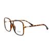 Shiratori Woman's New Retro Blue Light Blocking Glasses Big frame Nerd Eyeglasses Frame Anti Blue Ray Computer Game Glasses Leopard view 1