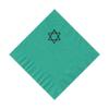 100 2-Ply Cocktail Personalized Napkins with Star of David Logo view 1