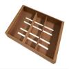Autographed Daniel Marshall 125 Cigar Humidor Burl with Lift out tray installed view 3