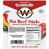 Weavers Hot Beef Sticks (80 hot & spicy 7 beef sticks per 40oz bag) view 2