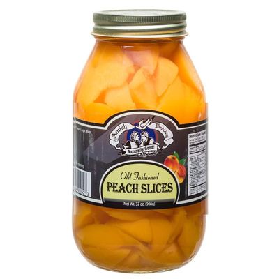 Amish Wedding Old Fashioned Peach Slices 32 oz jar