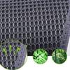 Bamboo Charcoal Shoe Insoles Mesh Insoles Sweat Absorbent Anti Odor Shoe Inserts Pads for Men Women Sports Running Black 2 Pairs Size 44 view 2