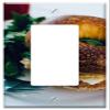 Switch Plate Single Rocker/GFCI - Breakfast Bagel Ham Egg Sandwich Snack Toasted view 1