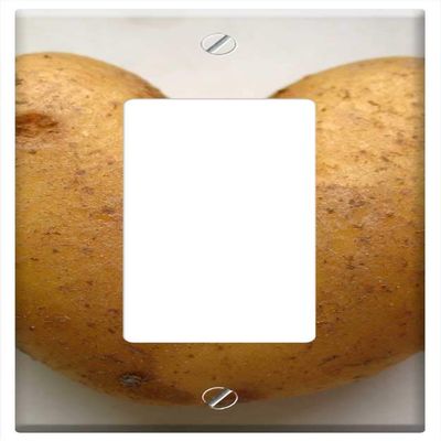 Switch Plate Single Rocker/GFCI - Potato Vegetable Organic Natural Produce Healthy