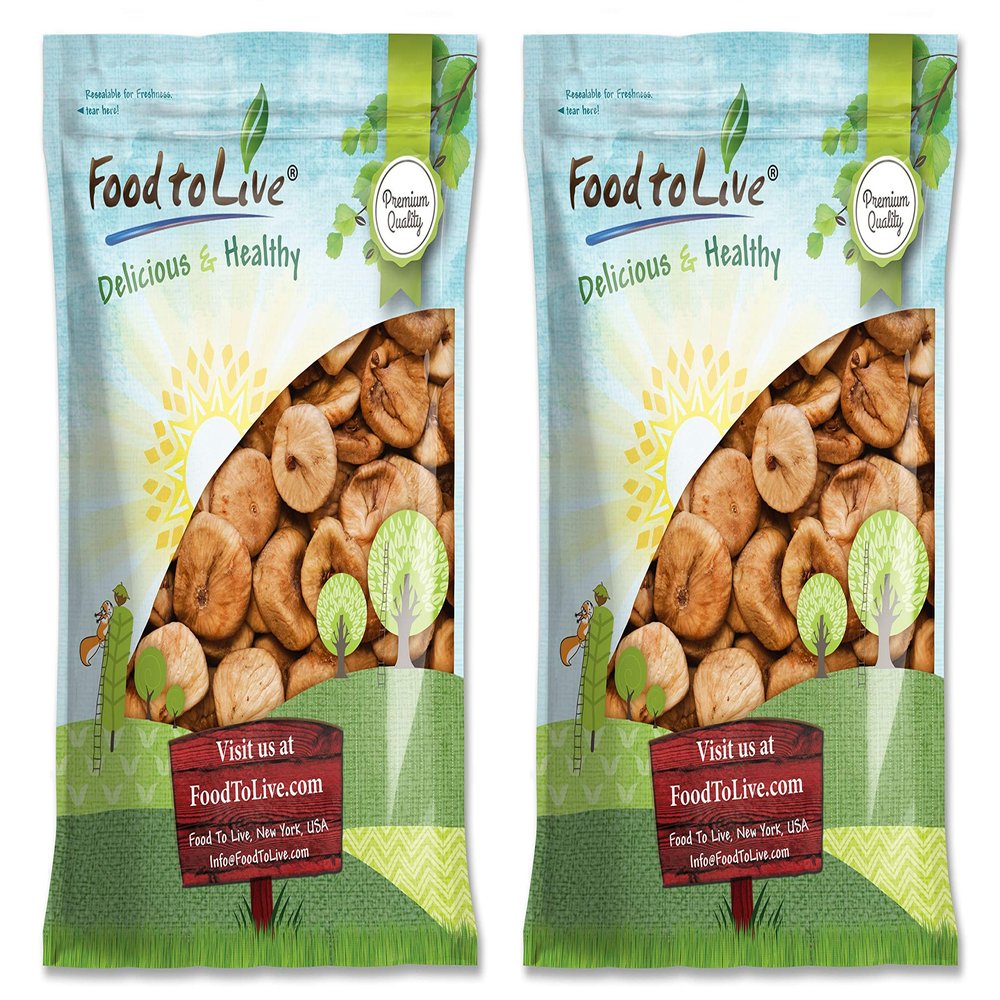 Food to Live Turkish Smyrna Figs, 14 Pounds  Sun-Dried, Unsulfured, Unsweetened, Kosher, Vegan, Bulk. Soft Chewy Texture. Dried Fruit Snack. Rich in Fiber, Potassium. Great for Baking, Yogurt.