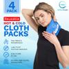 Ice Packs for Injuries Reusable for Swelling & Pain Relief  Soft Gel Ice Packs Reusable, Cold Packs for Injuries, Soft Ice Packs for Sprains, Bruises & Recovery, 10.5 x 5 Inch (4 Pack) view 2