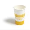 Perk Staples Paper Hot Cup, 8 Oz., White/Yellow view 3