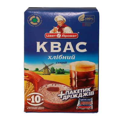 Set for making KVASS () a traditional Slavic drink, 1 pack for 10 liters of instant homemade kvass (1 pack)