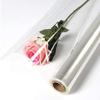 Purple Q Crafts Clear Cellophane Wrap Roll 16 Inches Wide 200 Feet Long Thick Cellophane Roll for Baskets Gifts Flowers Food Safe Cello Rolls. (16" x200') view 2