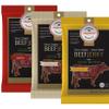 Aufschnitt Grass Fed Beef Jerky - Low Sodium, Certified Kosher - Made in USA - Keto Friendly - 3 Pack, Variety view 1