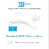 CPAP Pillow by Pillows with a Purpose - Standard Size - Unqiue Design with Contoured Cut-Outs - Hypoallergenic with Cover Included view 3