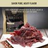 Aufschnitt Grass Fed Beef Jerky - Low Sodium, Certified Kosher - Made in USA - Keto Friendly - 2 Pack, Variety view 3