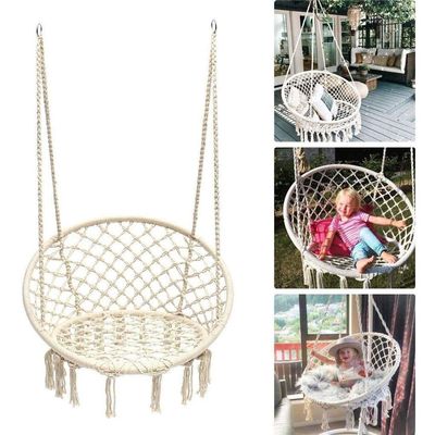 Ins Nordic Net Red Vibrato Tassel Swing Swing Chair Cradle Chair Indoor Balcony Home Dormitory Hanging Basket Lazy Chair