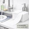 400 Paper Towels Cloth-Like Hand Tissue Paper Napkins, Disposable Hand Towels for Bathroom Guests, Disposable Face Towel for Guest, Washcloths or Dinner Napkin, Made in USA, White view 4